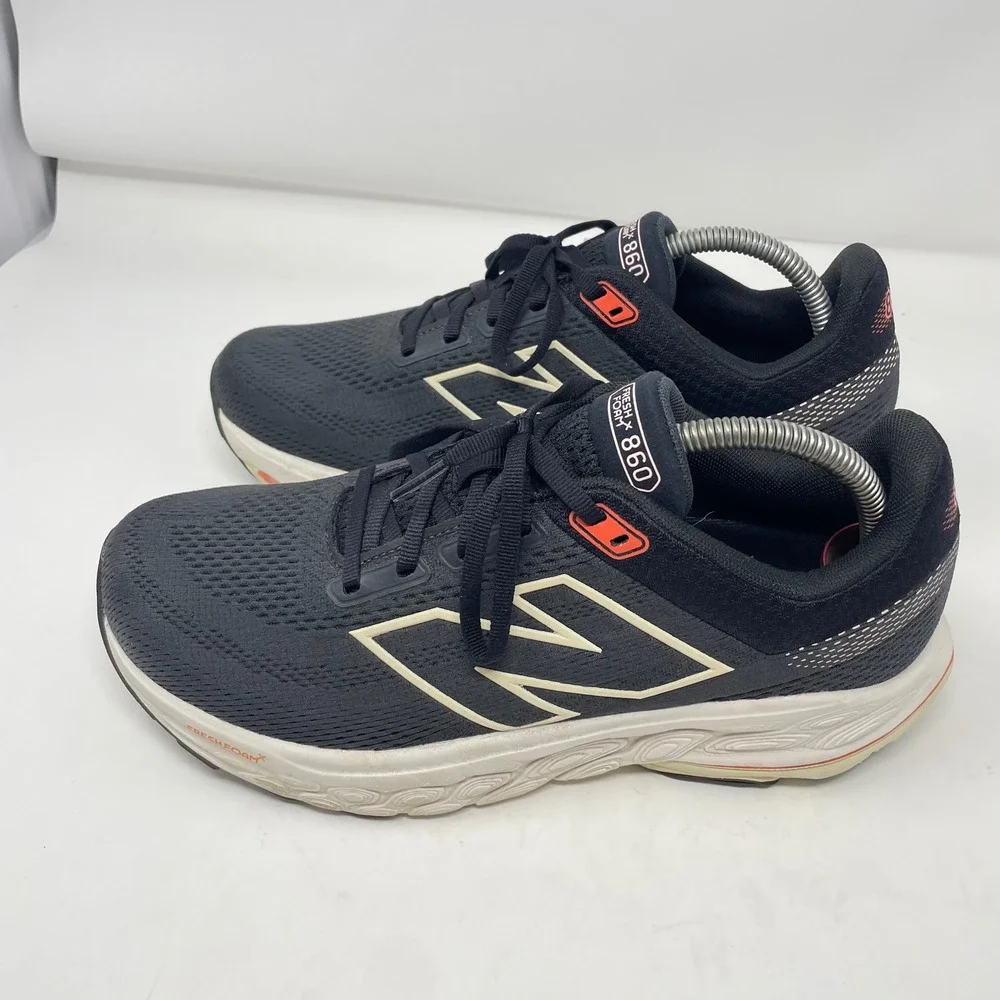 New Balance Fresh Foam X 860v14 Black Phantom Running Shoes W860N14 Women 9.5 2E